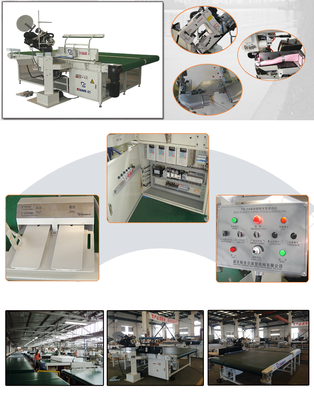 Model FB5A Automatic Mattress Tape Edge Sewing Machine Buy tape edge